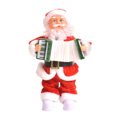 Figurine musicale Père Noël électrique comme cadeau de Noël ludique pour fille et garçon