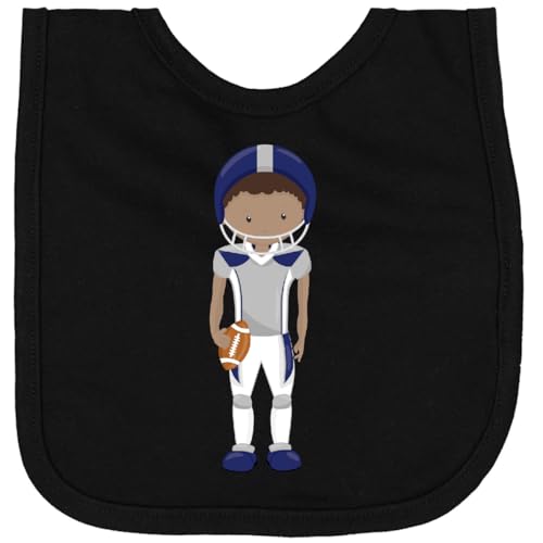 inktastic African American Boy, Football, Rugby Player Newborn Bib