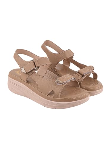 Image of Shoetopia Women's Comfort Sandals | Lightweight Orthopedic Wedge Sandals with Adjustable Straps & Cushioned Sole for Casual Daily Footwear