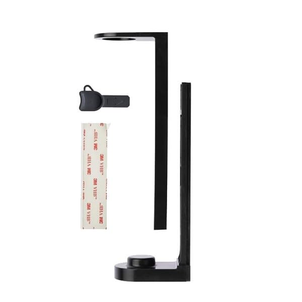 PRIJA Soporte de pared negro/blanco, 380 ml, frascos GFL (20, negro)