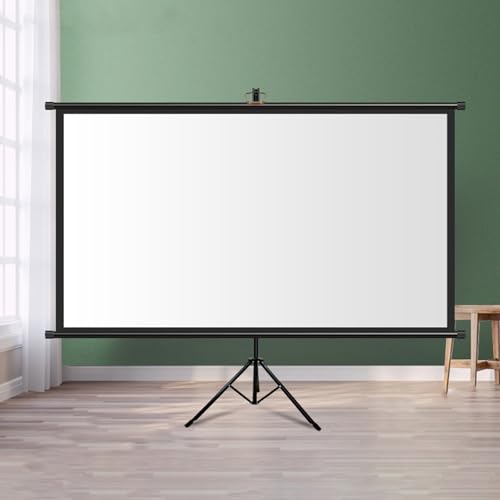 Pantalla de proyector de 72 pulgadas con trípode y formato 4:3