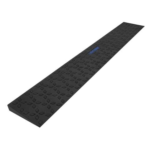 LIEKUMM Rubber Threshold Ramp 2 cm Height, 650 kg Capacity Wheelchair Ramps for Doorways, Non-Slip Ramps for Mobility Scooters, Motorcycles, Doorways, Steps, Kerbs, Polaris Pattern Design