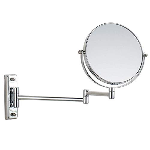 Miroir de maquillage 7 pouces JCAKES en métal HD double face rigide - 2