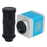 Material de alta calidad: la cámara del microscopio de video está hecha de aleación de aluminio de alta calidad, tenemos un control estricto sobre el proceso de producción, tanto el material como la estructura del producto se han fortalecido para garantizar la vida útil del producto.