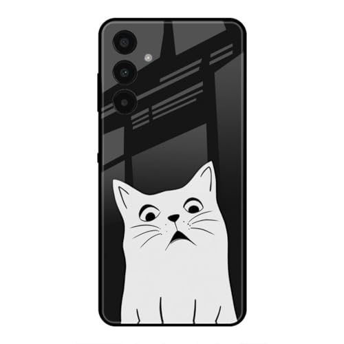 Image of SmashItUp Cat | Animal | Cute Designer Printed TPU Metal Case Mobile Back Cover for Samsung A15 5G