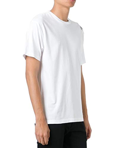 Stone Island - Maglia uomo manica corta bianca con...