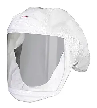 3M Versaflo Headcover with Integrated Head Suspension, S-133S-5, White, Small/Medium, 5 EA/Case