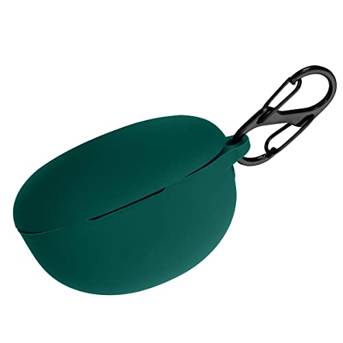 Image of KACA Protective Shockproof Silicone Cover Case with Buckle Compatible with Huawei Freebuds 4i (Green)