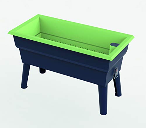 MV INDUSTRIE Jardinière Calipso Mini 40L Gris/Tilleul, 3557400015266, gris tilleul, 81x39x50 cm, , PV 001 526