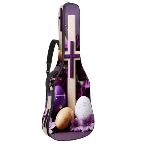 Housse guitare acoustique étanche multicolore 101-106 cm rembourrée avec poches