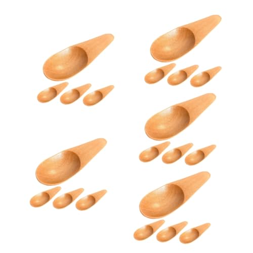 Hemobllo 20pcs Spoons Compact Kitchen Supplies for Tea Edges Multi-function Salt Spoon for Home and Restaurant Use