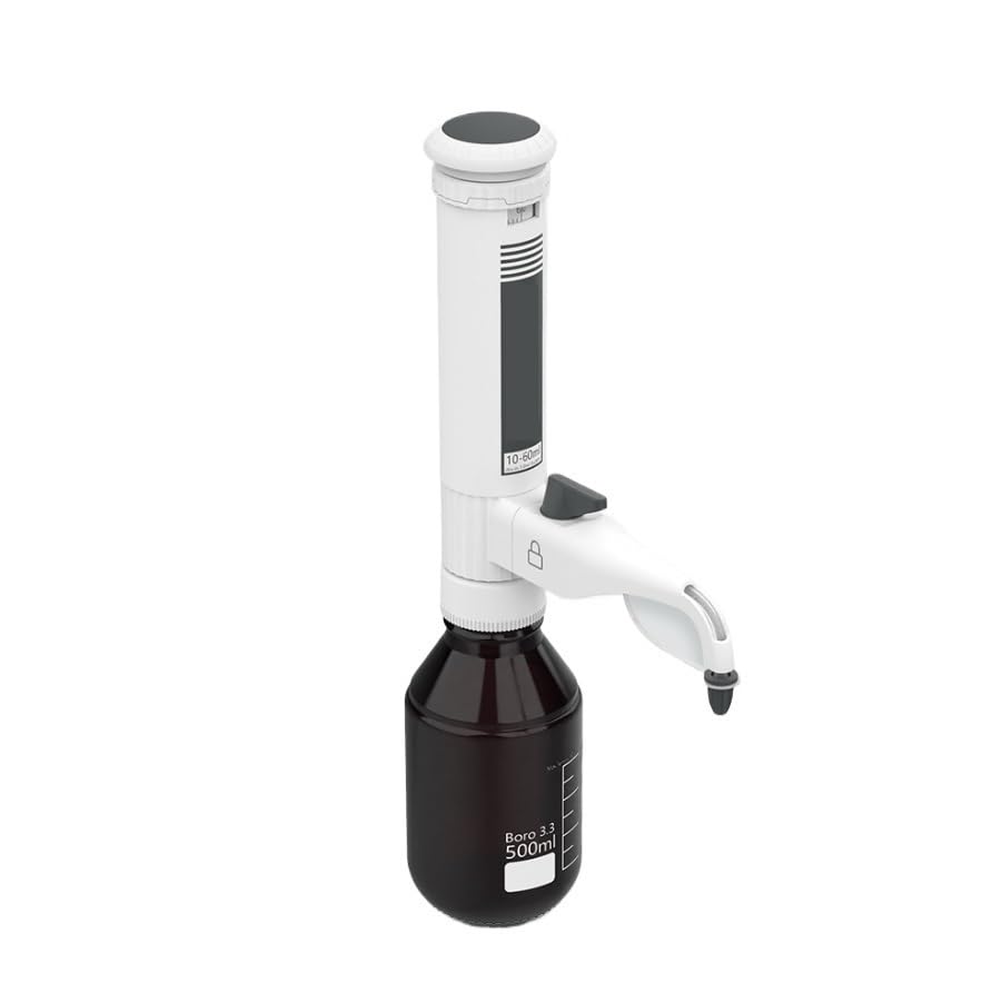 Bottle Top Dispenser Adjustable Quantitative Laboratory Dispenser Autoclavable Lab Equipment(5-30ml)