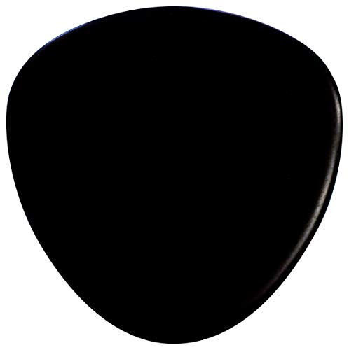 Golden Gate MP-423 Rounded Triangle Shape Guitar Picks, 0.75 mm Thickness, Black, Rounded Triangle - Medium - Image 2