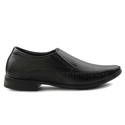 Image of Liberty Fortune HML-18E Moccasin Shoes for Men - Brown, Tan, Non-Lacing Casual Formal Slip-On Moccasin Stylish Shoes Ideal for Office, Party, Comfortable Lightweight
