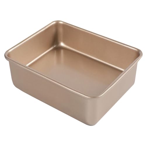 Cabilock 1pc Square Non Stick Baking Pan Bakeware for Cakes Barbecue Easy Cleaning Resistant Kitchen Essential