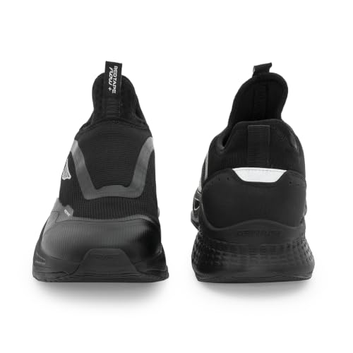 Image of Red Tape Men's Walking Shoes Black Mesh TPU Round Toe Slipon