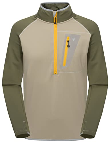 Little Donkey Andy Men's Half Zip Pullover Jacket,Polar Fleece Warm Elastic Long Sleeve Pilling Resistance Sweatshirts2