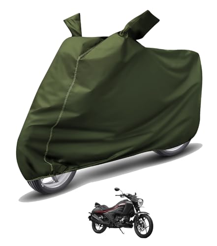 Image of Auto Hub Waterproof Bike Cover Compatible with Suzuki Intruder 250 Dustproof, UV Protection Two Wheeler Bike Intruder 250 Cover - Green