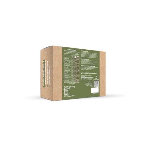 Image of Nourish Organics Almond Buckwheat Cookies | Gluten-Free, High Fibre Cookies | Made with Buckwheat, Almonds & Seeds | No Refined Sugar | 120g Pack