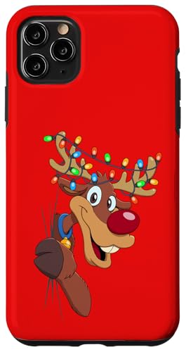 Reindeer Christmas Xmas Men Women Boys Girls Family �X�}�z�P�[�X iPhone 11 Pro Max �p