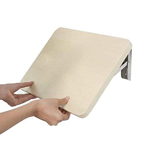 Wall Mounted Folding Table Waterproof/Durable Multifunction Desk for Kitchen Study Balcony Floating Table Space Saving (Color : A, Size : 50x31cm) (A 30x21cm)