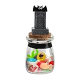 Tarro de cristal para dulces con tapa, tarros de vidrio para almacenamiento de alimentos