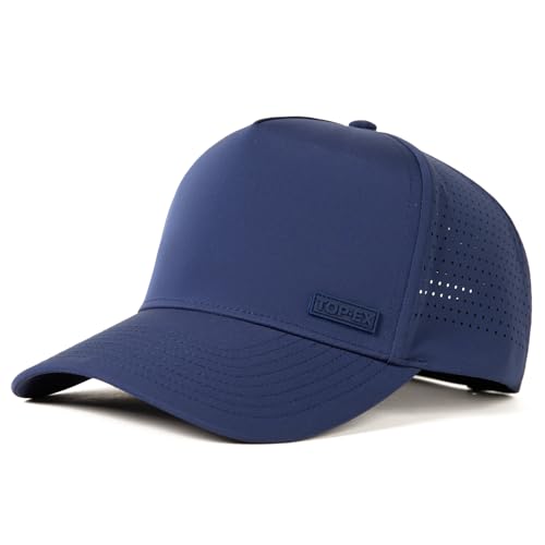 Image of TOP-EX Performance Baseball Hat for Men Water Resistant Golf Cap Running Cooling Snapback Laser Perforated