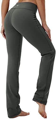BUBBLELIME 29"/31"/33"/35" 3 Styles Women Bootcut Yoga Pants Basic/Back Pocket/Straight Leg Soft Workout Flare Tummy Control 1 BUBBLELIME 29"/31"/33"/35" 3 Styles Women Bootcut Yoga Pants Basic/Back Pocket/Straight Leg Soft Workout Flare Tummy Control