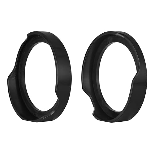Kit adaptador para altavoces de alforjas DS18 RY-HD10SBMB.1423 de 10 pulgadas, compatible con modelos Harley-Davidson Touring 2014–2023, anillos de montaje impermeables moldeados en ABS CNC, acabado pintable, incluye plantilla de corte miniatura 4