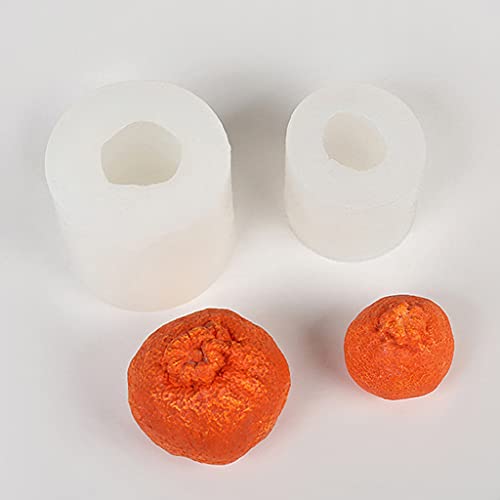 JIUYECAO Aromatherapie-Kerzenform, hässliche Orangen-Clown, Orange, Ugli, Obstform, 3D-Kerze, Silikonform, Aromatherapie… – Bild 6