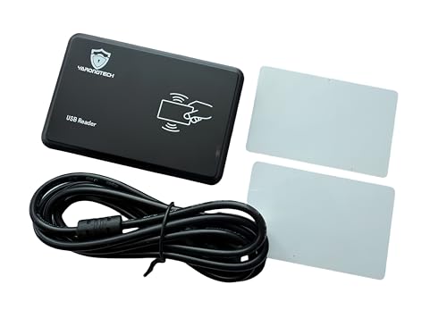 YARONGTECH Lector de tarjetas RFID USB de 13,56 MHz, ISO14443A, lector de RF HF (10D)