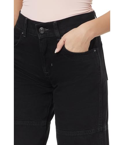 Free People, Womens, Benji Relaxed Wide Legs, Thea Black, 293