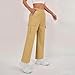 Cargo Pants for Women High Waisted Wide Leg Casual Pants Y2k Streetwear Trousers Loose Fit Fashion Pant with Pockets Yellow XL