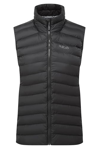 Rab Women's Cirrus Vest - Lightweight Insulated Gilet for Hiking, Climbing, & Everyday Use - Black - Small