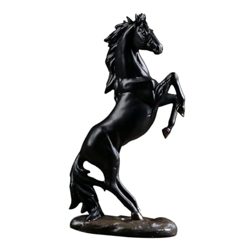 Sculpture de cheval en laiton : statue feng shui haut de gamme