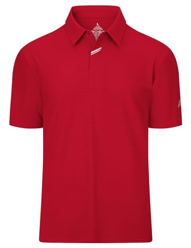 Lzzidou ZM240327 Polo Shirts For Men, Short Sleeve Dry Fit Golf Polo T Shirts Stretchy Moisture Wicking Performance Collared Tees Solid Casual Sports cover