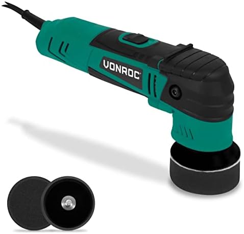 VONROC Polerka Dual Action 400W 50 mm / 75 mm – Mini Polerka Mimo...