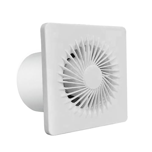 Rdxanc Ventilador extractor de 12 V de alta velocidad para ventana de pared, ventilación silenciosa para control de humedad en cocina, gallinero, WC