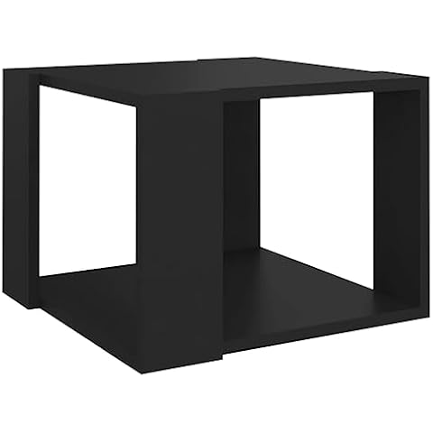 vidaXL Modern Scandinavian Coffee Table with Storage Cover