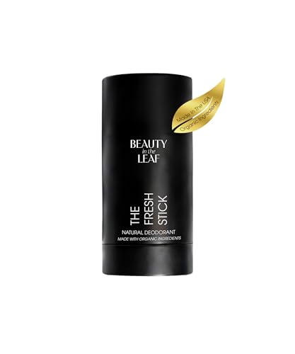 The Fresh Stick Natural Deodorant | Made in USA with Organic Ingredients | Aluminum-Free | 100% Vegan | Clean & Crisp Laundry Scent | Detoxifying Charcoal & Probiotic Odor Control Formula | 20% MORE