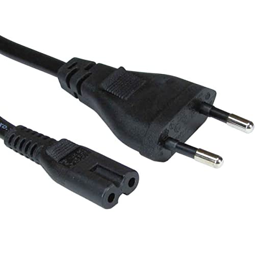 Image of CARE CASE AC Adapter for Epson 3-Pin,Flat,2-Prong Laptop Adapter /Camera /Printer /Adapter /Charger-with 1.8m Power Cord Connector,Black