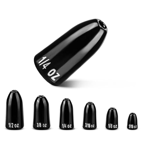 MadBite by Kastking Tungsten Worm Fishing Weights, 100% Tungsten,...