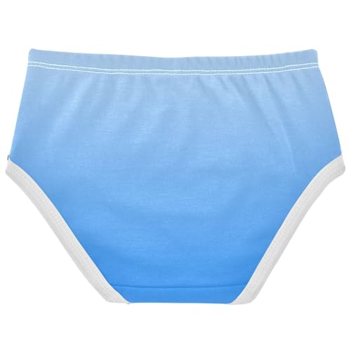 Joisal Girls Underwear Toddlers 2t Cotton Little Girl Panties Print Kids Briefs Undies Elegant Blue Azure Gradient2