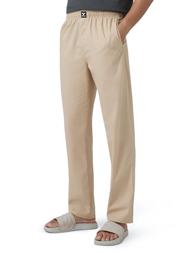 Image of XYXX Men's Pace Super Combed Cotton Regular Fit Solid Pyjamas | Dual Pockets, Ultra Light, Comfortable Lounge Pants for Men