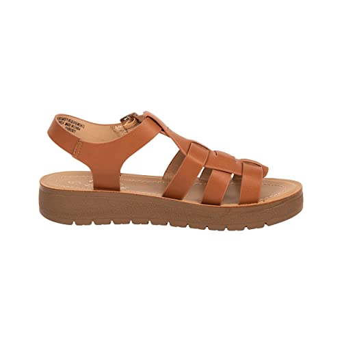 Girls Platform Fisherman Sandals with Buckle Strap Caged Toe Design Comfortable Summer Shoes for Casual or Dress Wear - MARTIN2