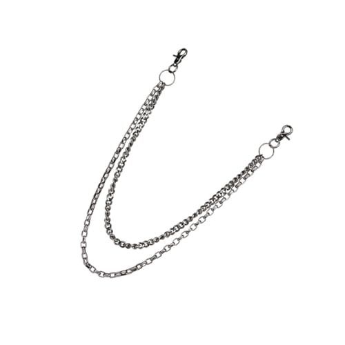 GALPADA Jeans Pant Chain Double Strip Waist Chain Fashionable for Men Women Gothic Punk Style