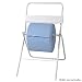 MAURER 2670074 Soporte Rollo Papel Industrial Suelo, Blanco