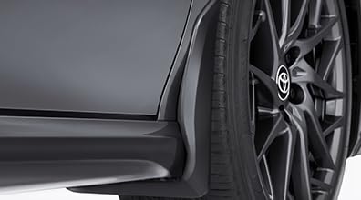 Image of Genuine 2025 Toyota Camry Hybrid Mudguards /MudFlaps - LE & XLE Models - Black -(4 Piece Set) - PK389-33S00-TP