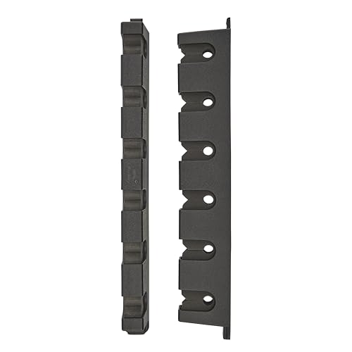 Image of Berkley Horizontal Fishing Rod Rack, Stores 6 Rods, Black, Soft Foam Grip Pads Protect Rod Finishes, Durable Construction, Easy to Mount with Common Tools