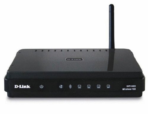 D-Link Wireless 150 Router, 4-Port 10/100 Switch, Draft 802.11n-Based Technology, 150Mbps (Black)